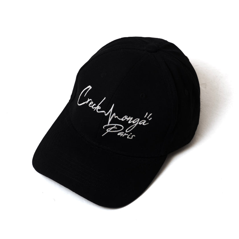 CASQUETTE EN COTON À BRODERIE CREKMONGA PARIS SUR LE DEVANT