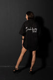 CHEMISE HAUTE COUTURE À MANCHE COURTE , COUPE OVERSIZE, À DEUX FENTES, EN POLYESTER ET COTON IMPRIMÉ – CREKMONGA PARIS