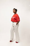 CROP TOP T-SHIRT EN COTON IMPRIMÉ CREKMONGA PARIS