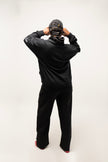SWEAT-SHIRT À CAPUCHE OVERSIZE EN POLYESTER IMPRIMÉ CREKMONGA PARIS