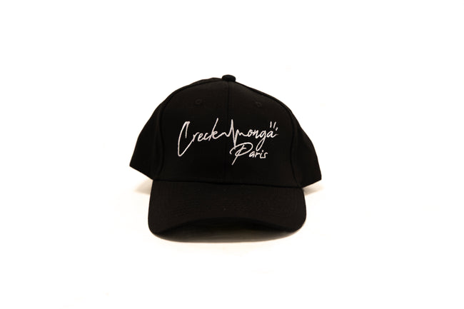 CASQUETTE EN COTON À BRODERIE CREKMONGA PARIS SUR LE DEVANT