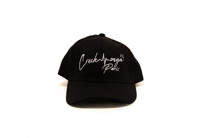 CASQUETTE EN COTON À BRODERIE CREKMONGA PARIS SUR LE DEVANT