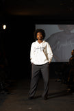 FELPA CON CAPPUCCIO OVERSIZE IN POLIESTERE STAMPATO CREKMONGA PARIS