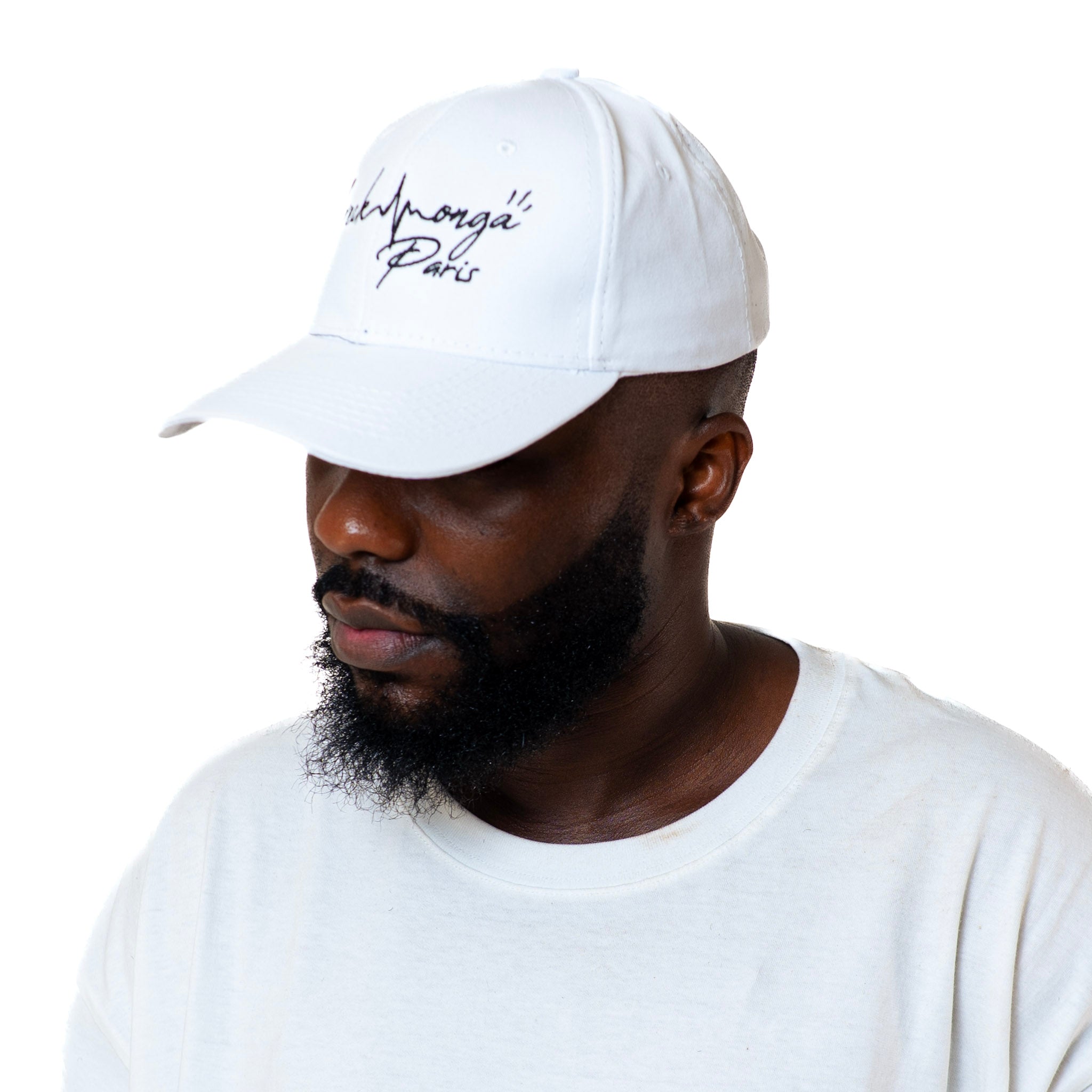 CASQUETTE EN COTON À BRODERIE CREKMONGA PARIS SUR LE DEVANT